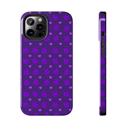 Cute Bunny Purple Phone Case (iPhone)