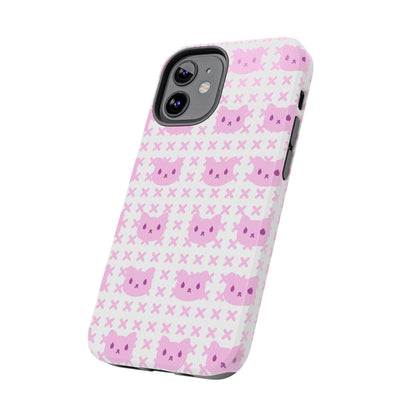 Pink X Cat Phone Case (iPhone)