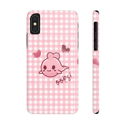 Oops Baby Heart-Head Seal Phone Case (iPhone)