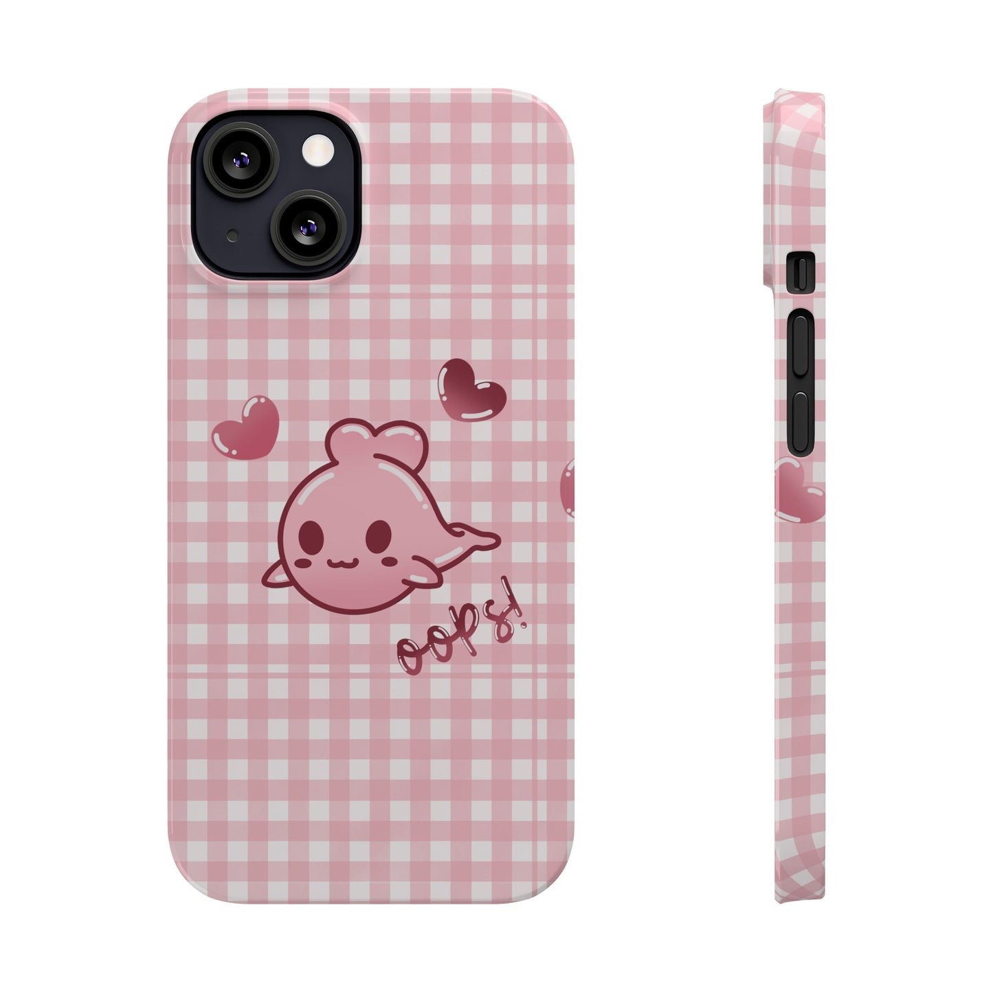 Oops Baby Heart-Head Seal Phone Case (iPhone)