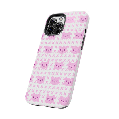 Pink X Cat Phone Case (iPhone)