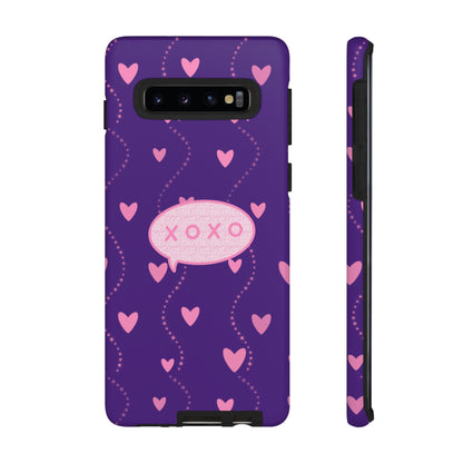 XOXO Pink Heart Phone Case (Google and Samsung)