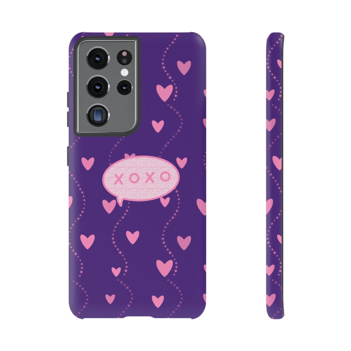 XOXO Pink Heart Phone Case (Google and Samsung)