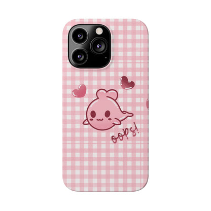 Oops Baby Heart-Head Seal Phone Case (iPhone)