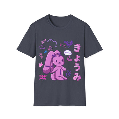 Harajuku Pink Graffiti X Bunny T Shirt