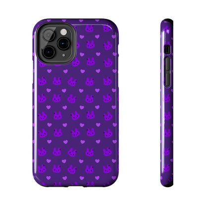 Cute Bunny Purple Phone Case (iPhone)