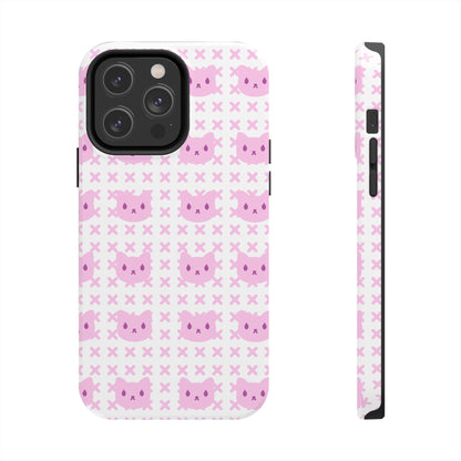 Pink X Cat Phone Case (iPhone)