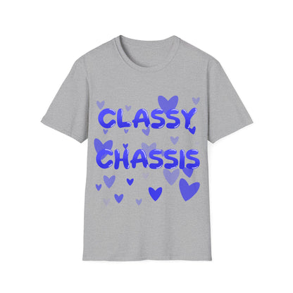 Classy Chassis Blue Hearts T Shirt