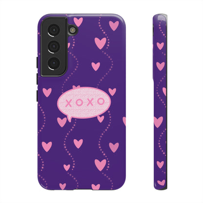 XOXO Pink Heart Phone Case (Google and Samsung)