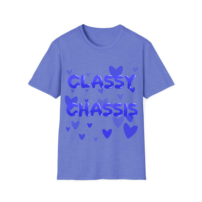 Classy Chassis Blue Hearts T Shirt