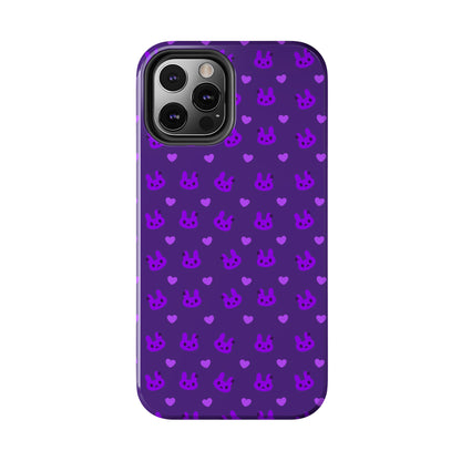 Cute Bunny Purple Phone Case (iPhone)