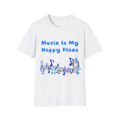 Music Is My Happy Place T Shirt