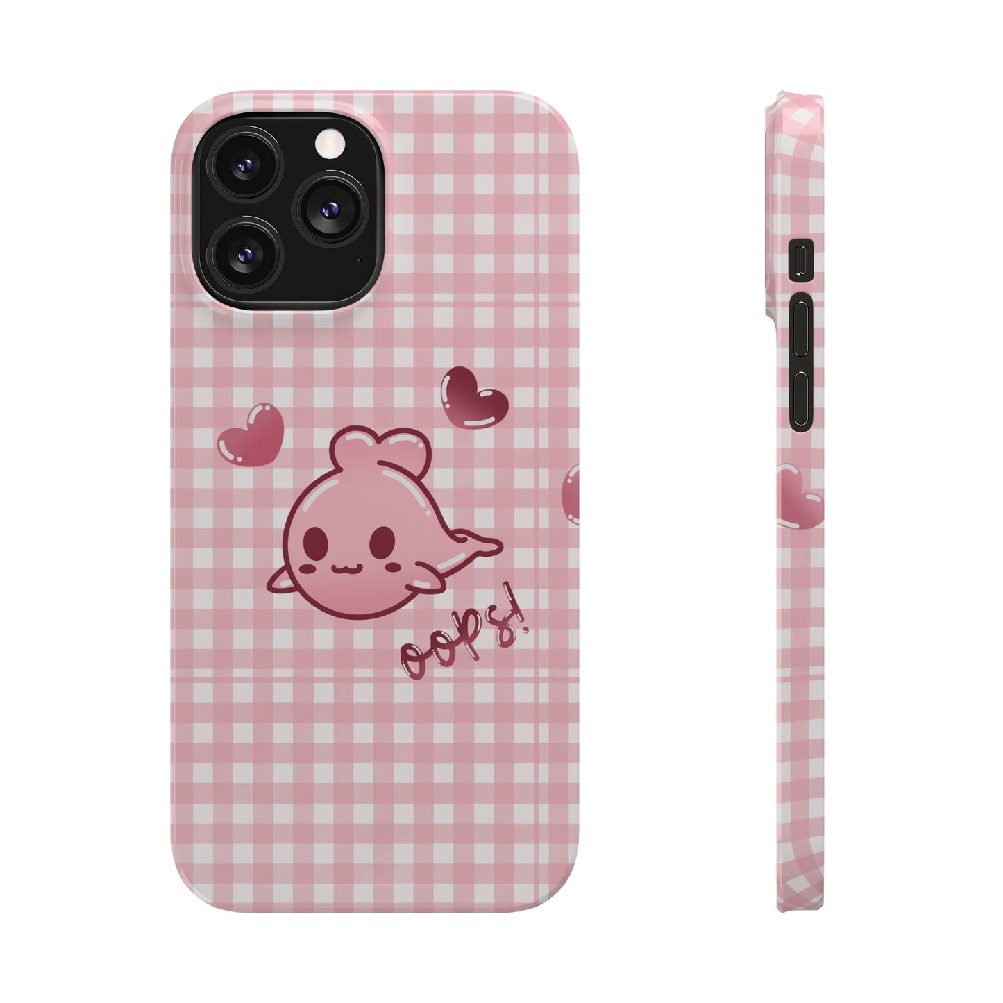 Oops Baby Heart-Head Seal Phone Case (iPhone)