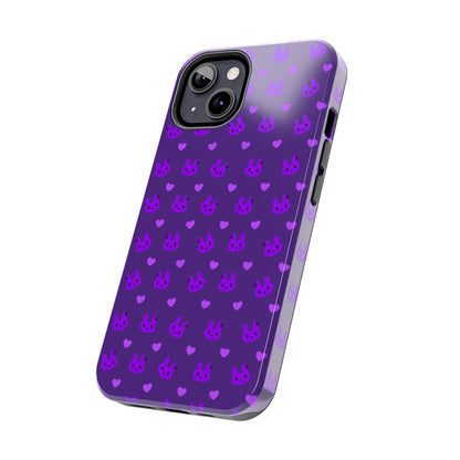 Cute Bunny Purple Phone Case (iPhone)