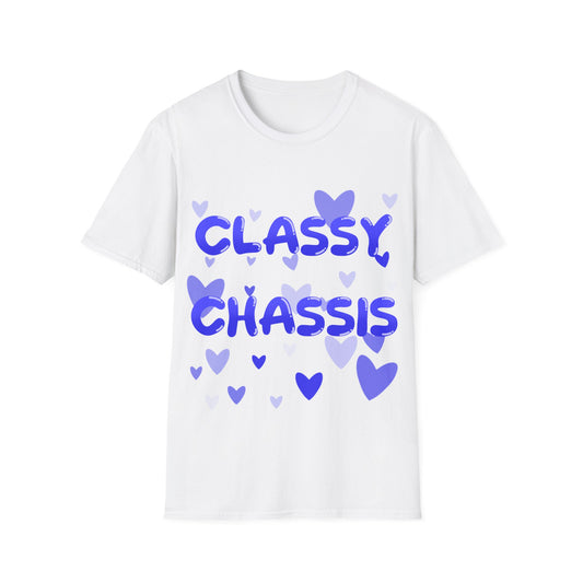 Classy Chassis Blue Hearts T Shirt