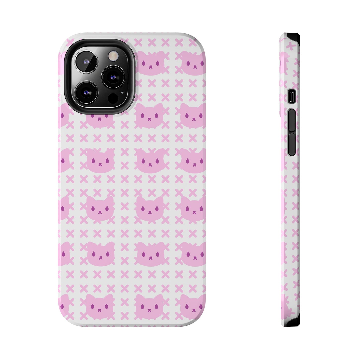 Pink X Cat Phone Case (iPhone)