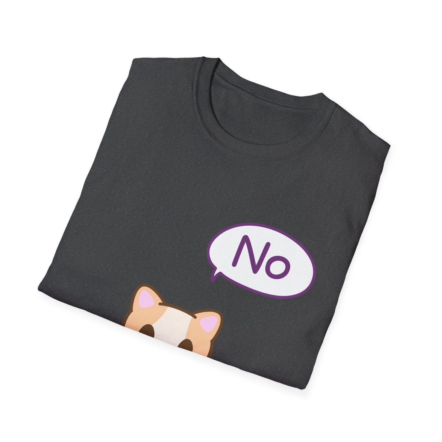 Silly Cat Saying No T Shirt