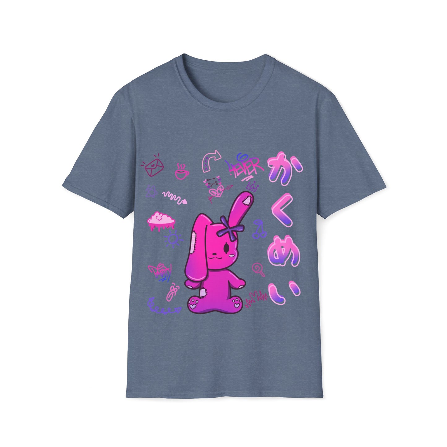 Hot Pink Harajuku X Bunny T Shirt