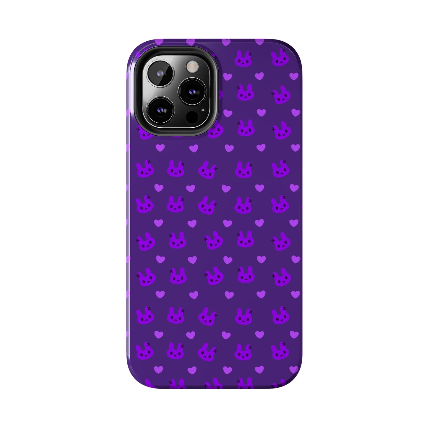 Cute Bunny Purple Phone Case (iPhone)