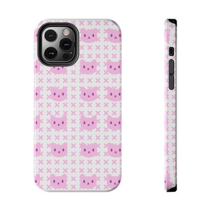 Pink X Cat Phone Case (iPhone)