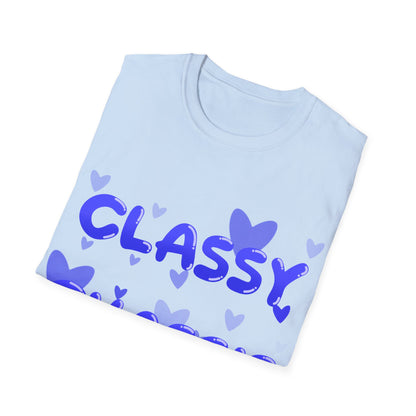 Classy Chassis Blue Hearts T Shirt