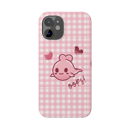 Oops Baby Heart-Head Seal Phone Case (iPhone)