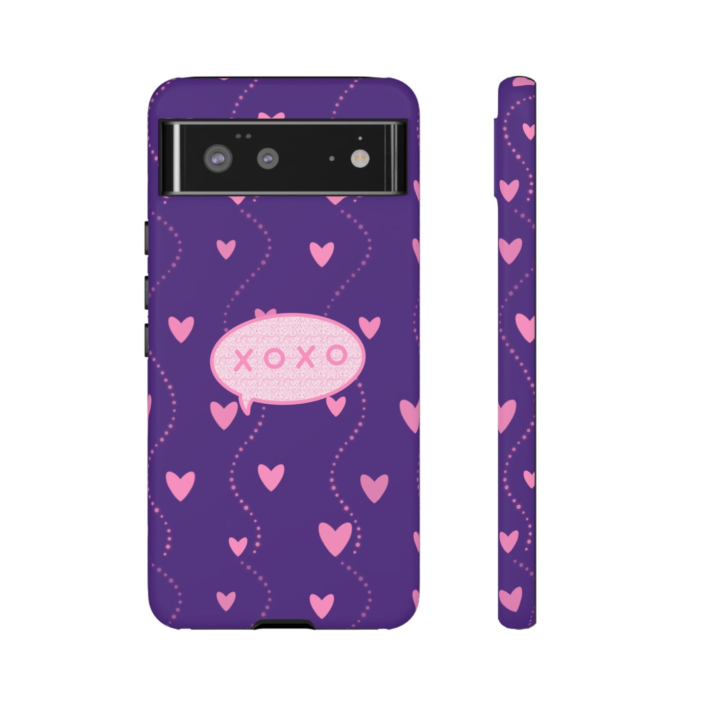 XOXO Pink Heart Phone Case (Google and Samsung)