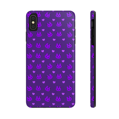 Cute Bunny Purple Phone Case (iPhone)