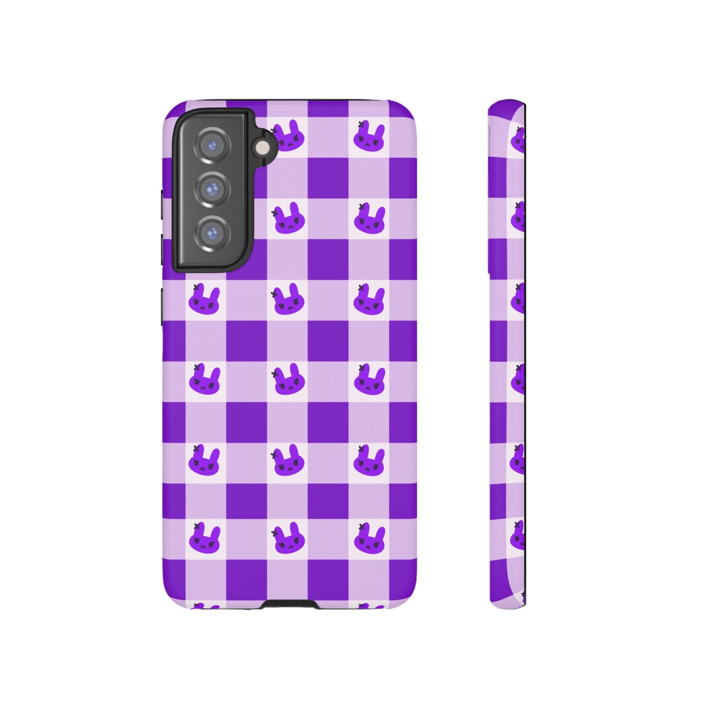 Purple X Bunny Phone Case (Google and Samsung)