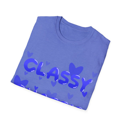 Classy Chassis Blue Hearts T Shirt