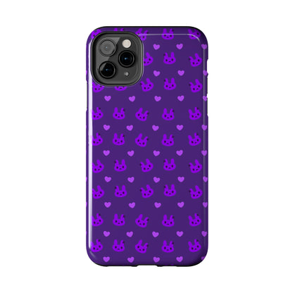 Cute Bunny Purple Phone Case (iPhone)