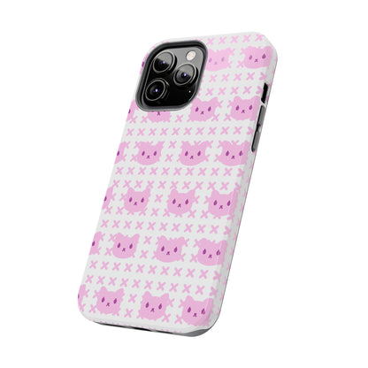 Pink X Cat Phone Case (iPhone)