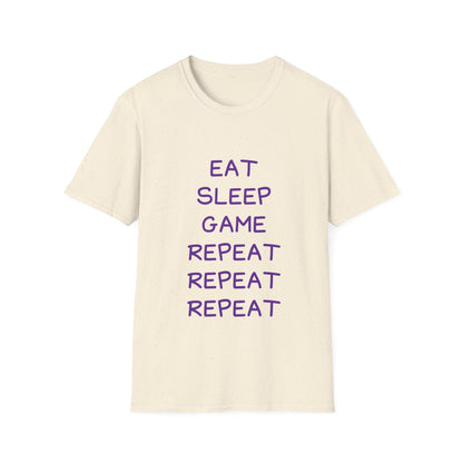 Eat Sleep Game Repeat T Shirt