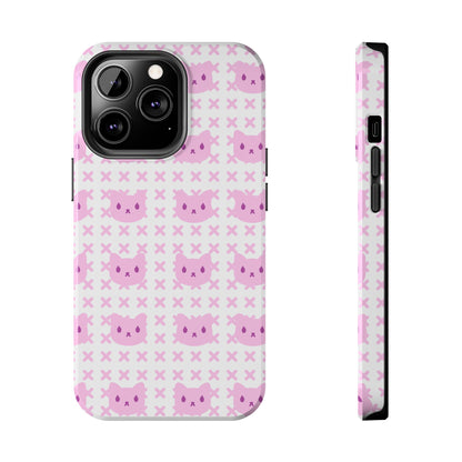 Pink X Cat Phone Case (iPhone)