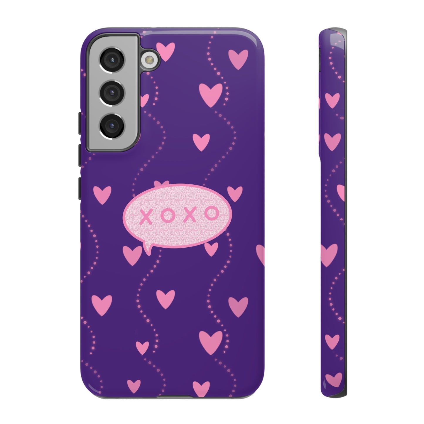 XOXO Pink Heart Phone Case (Google and Samsung)