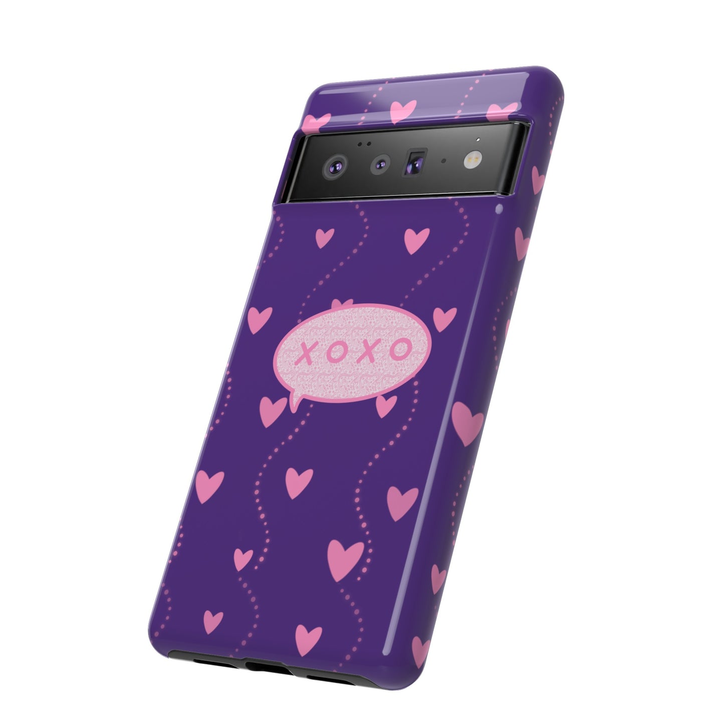 XOXO Pink Heart Phone Case (Google and Samsung)