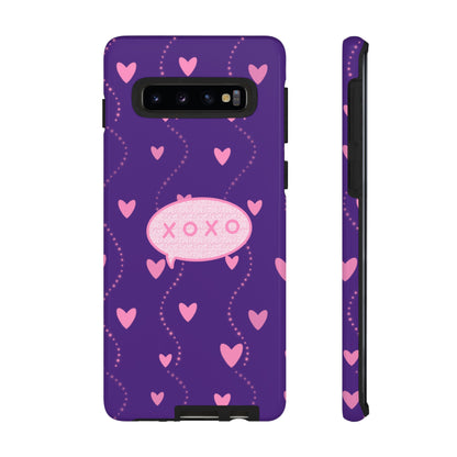 XOXO Pink Heart Phone Case (Google and Samsung)