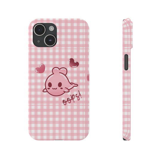 Oops Baby Heart-Head Seal Phone Case (iPhone)