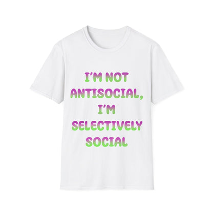 Selectively Social T Shirt