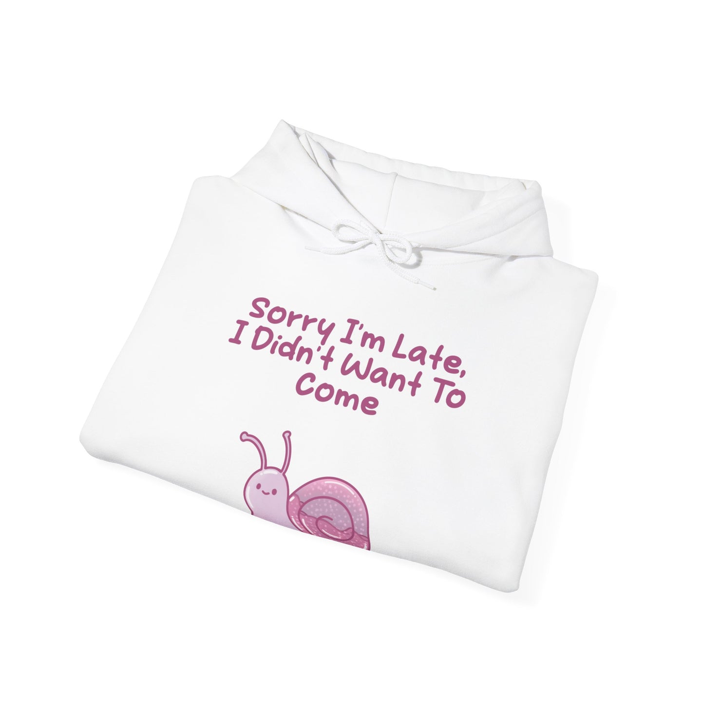 Sorry I'm Late I Didn't Want To Come Hoodie