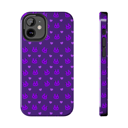 Cute Bunny Purple Phone Case (iPhone)