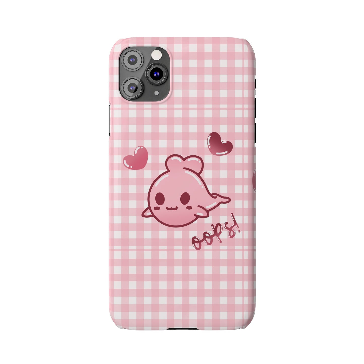 Oops Baby Heart-Head Seal Phone Case (iPhone)