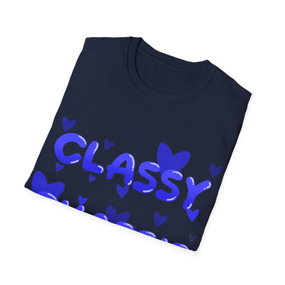 Classy Chassis Blue Hearts T Shirt