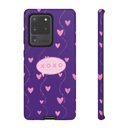 XOXO Pink Heart Phone Case (Google and Samsung)