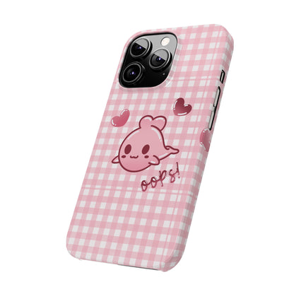 Oops Baby Heart-Head Seal Phone Case (iPhone)