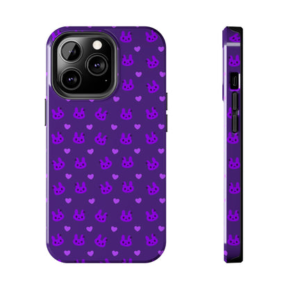 Cute Bunny Purple Phone Case (iPhone)