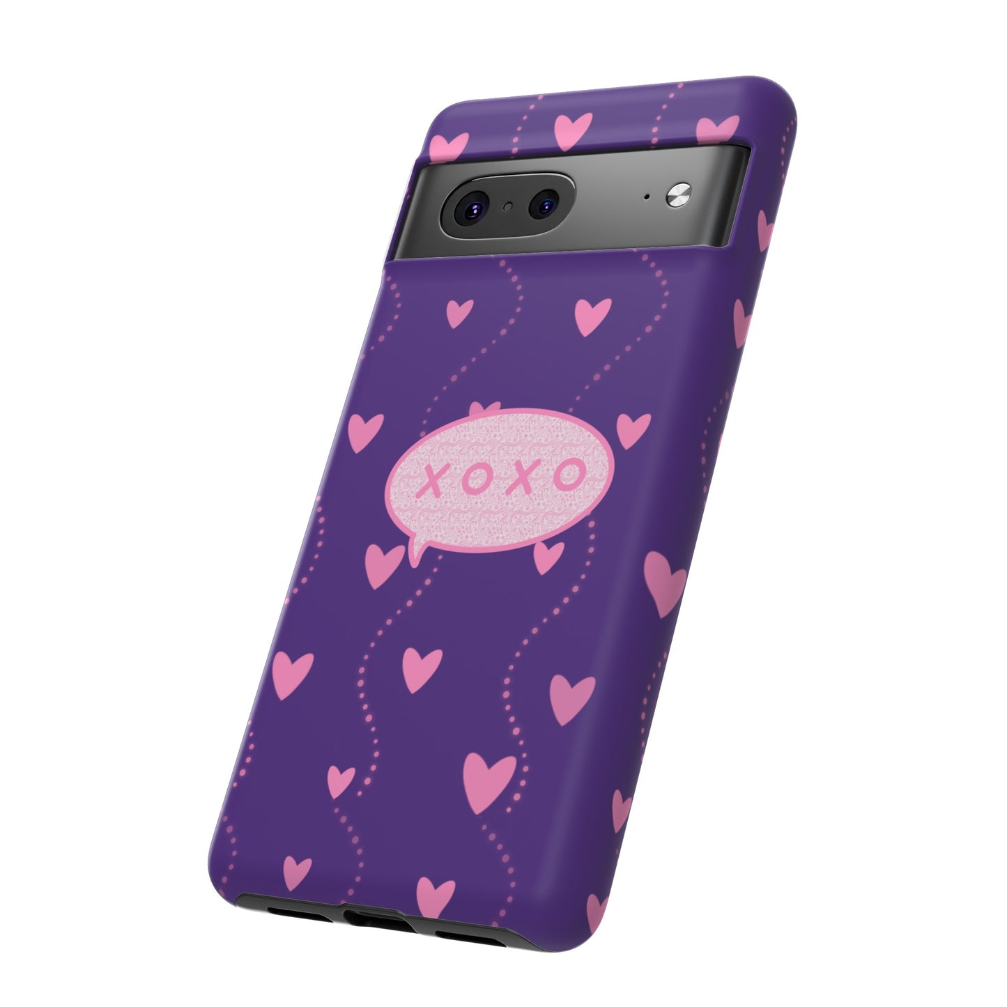 XOXO Pink Heart Phone Case (Google and Samsung)