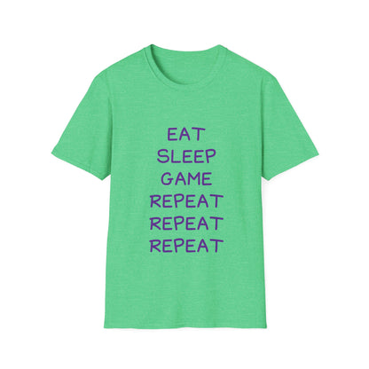 Eat Sleep Game Repeat T Shirt