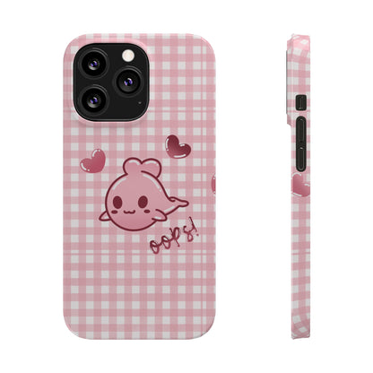 Oops Baby Heart-Head Seal Phone Case (iPhone)