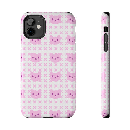 Pink X Cat Phone Case (iPhone)